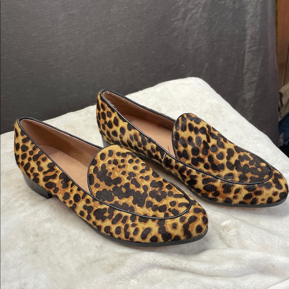 J. Jill Animal Leopard Print Loafers‎